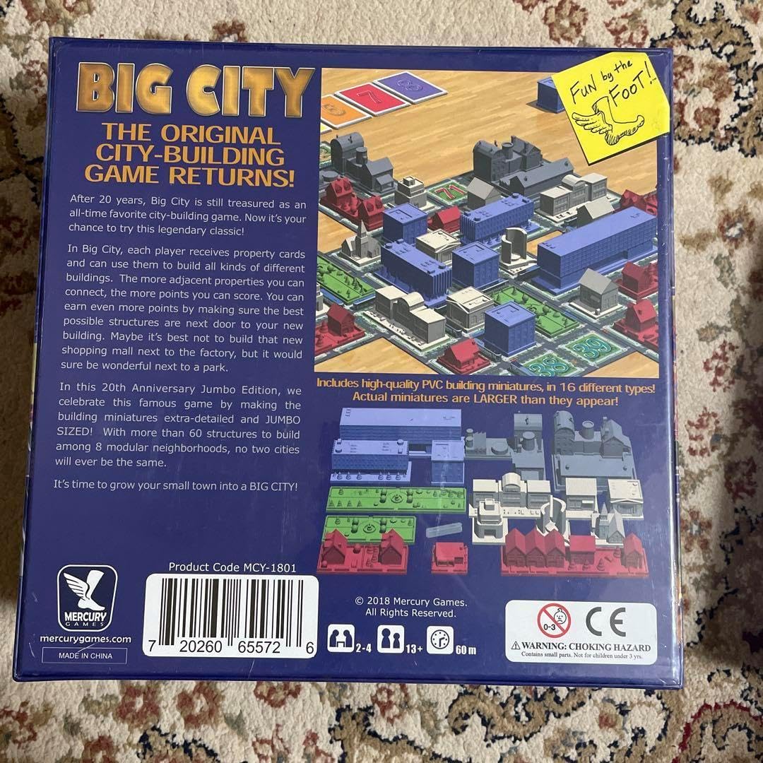 未開封　ビッグシティ：20周年記念版 基本+拡張セット ビッグシティ：20周年記念版 / Big City: 20th Anniversary